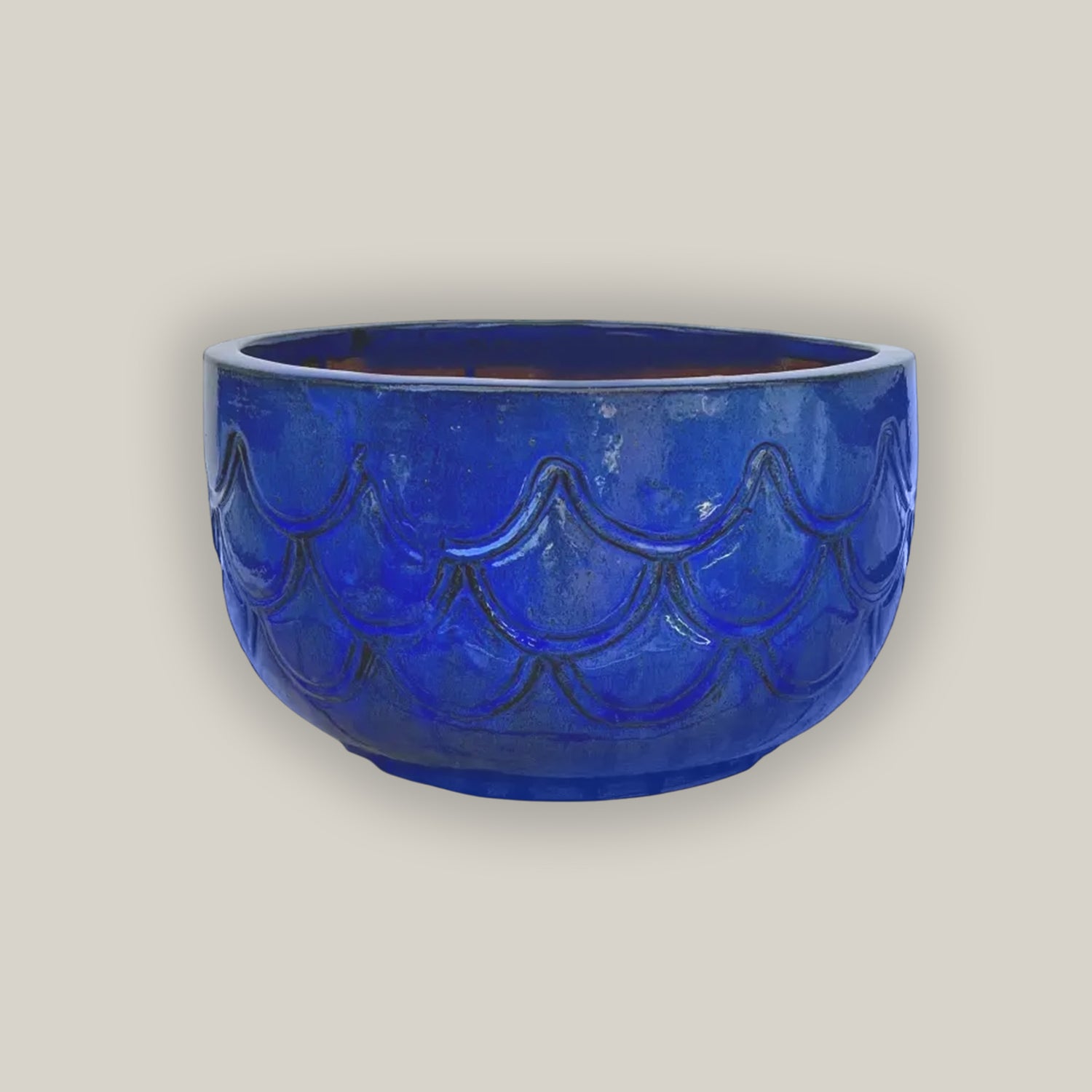 3023L17 - Falling Blue Mermaid Scale Planter