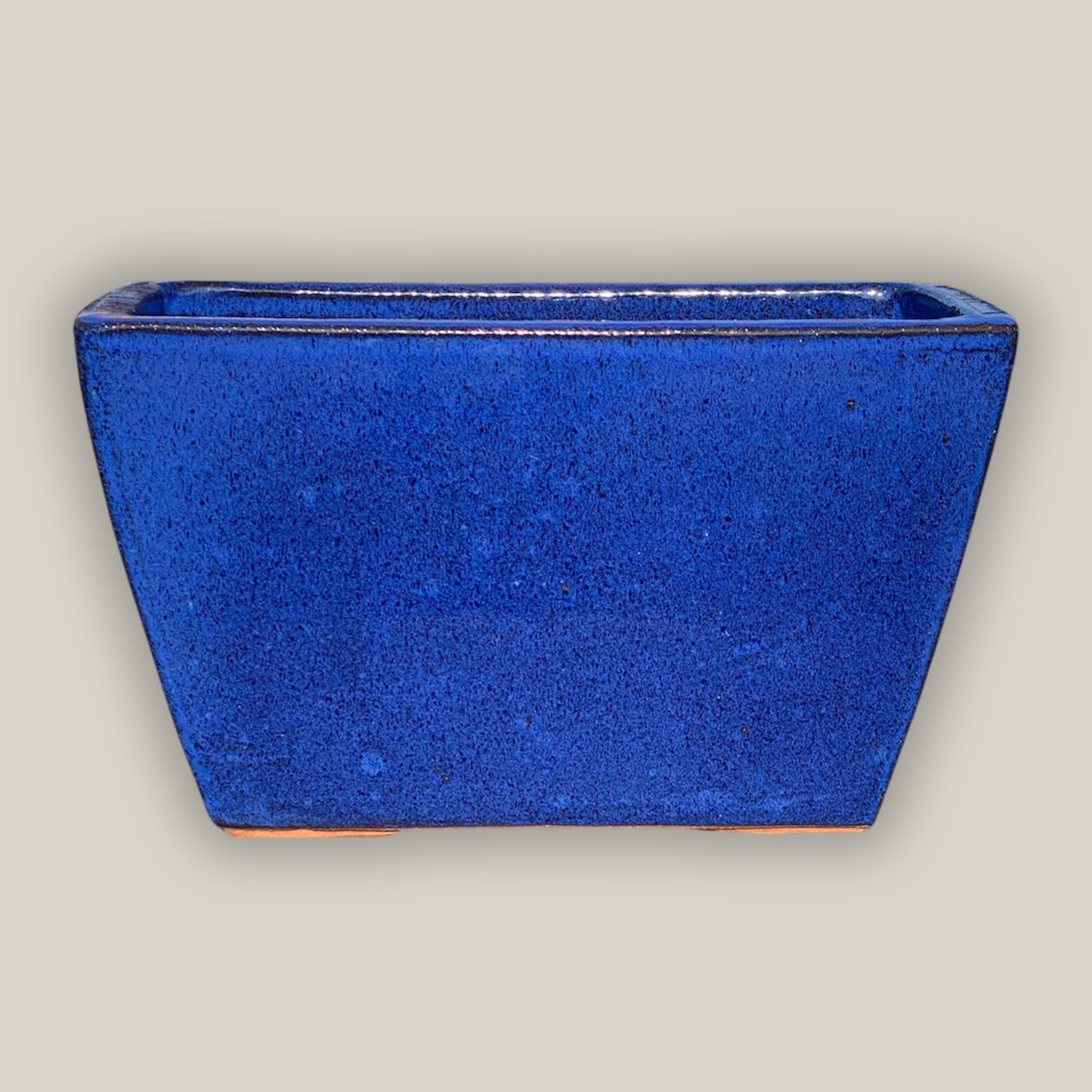 Falling Blue Rectangular Ceramic Planter – Ten Thousand Pots