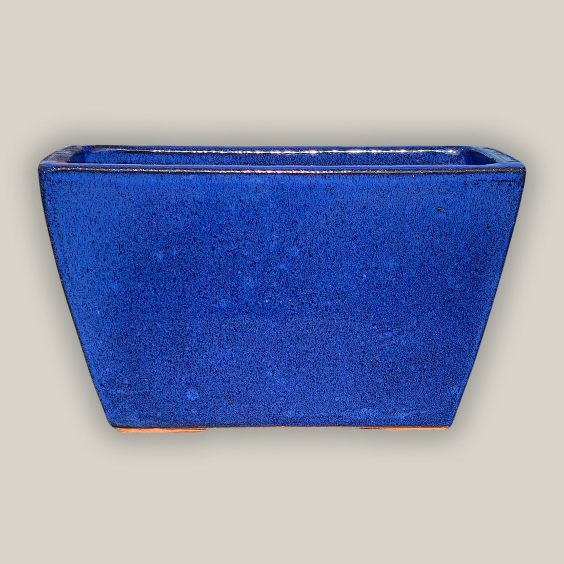 3033L17 - Falling Blue Rectangular Ceramic Planter