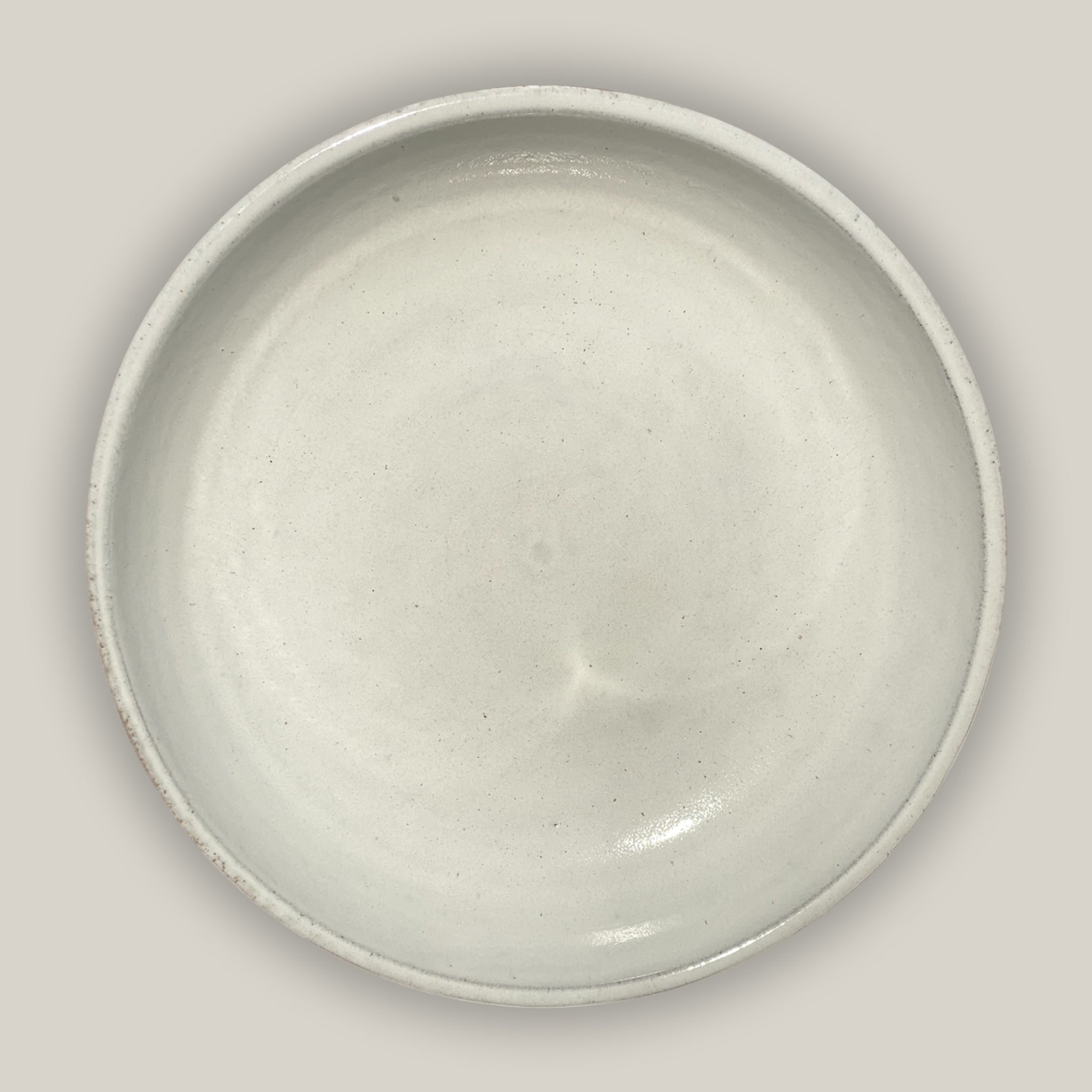 3106L4TF -Ceramic Bird Bath Bowl - White
