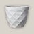 3119L4 - White Ceramic Geometric Design Planter