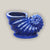 5230N8 - Blue Ceramic Seashell Jar Planter