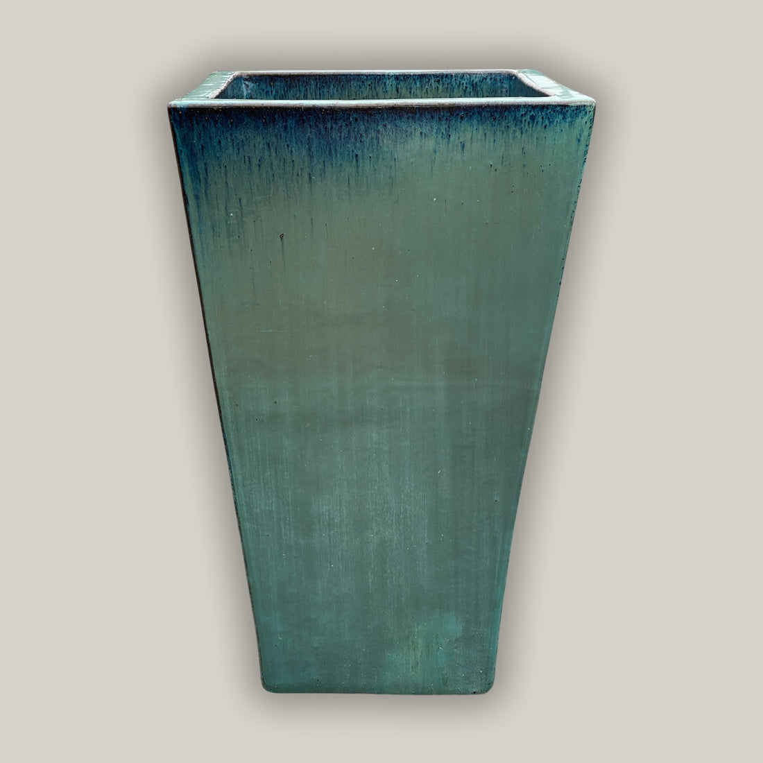 6016H1 - Turquoise Wedge Planter