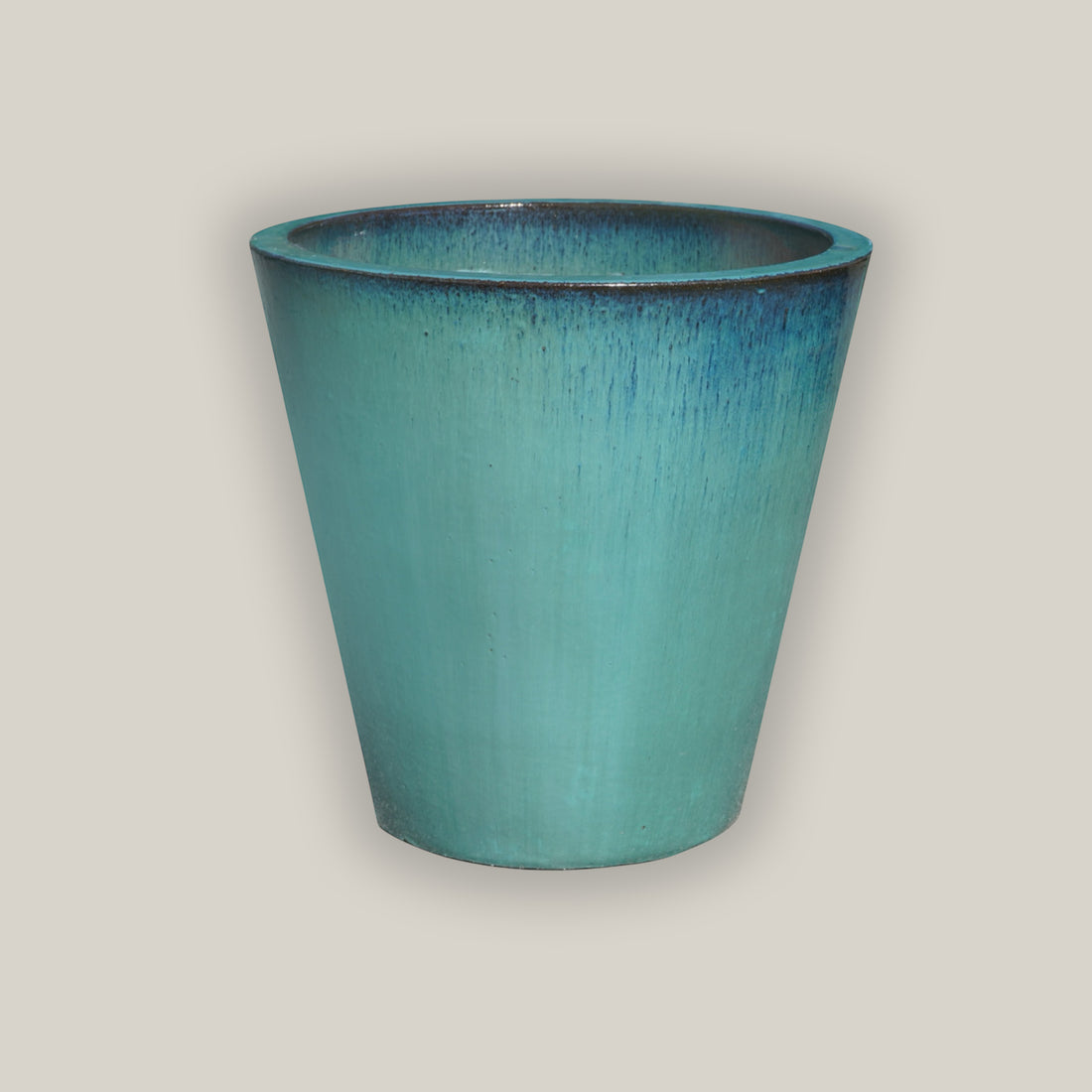 6024H1 - Turquoise Cone Planter