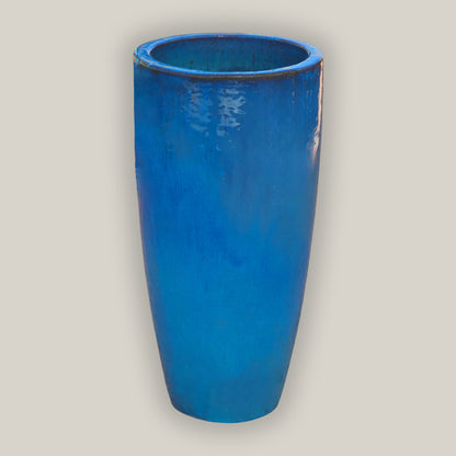6036H47 - Blue Tall Tapered Cylinder Planter