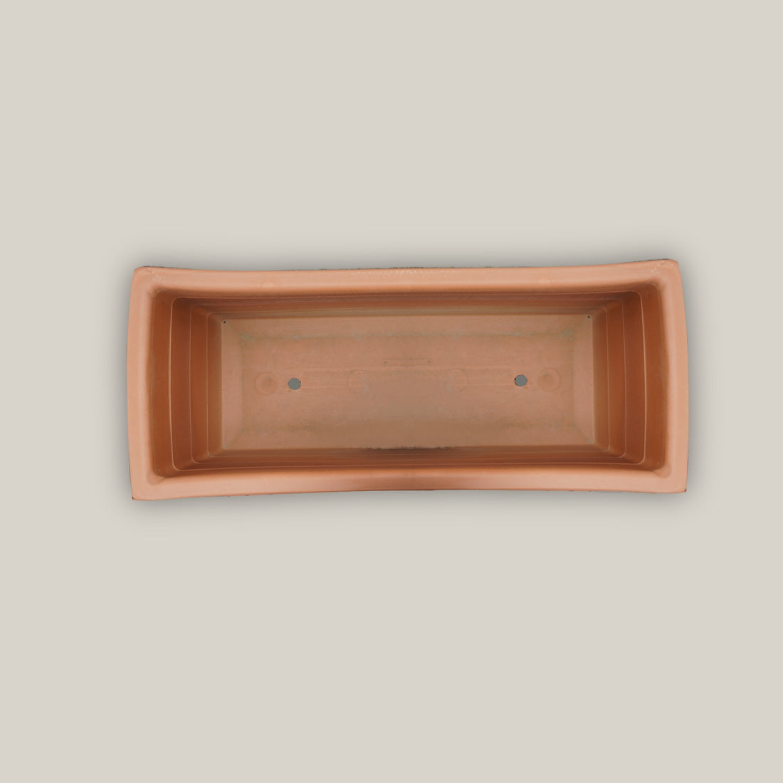 Terracotta Ribbed Rectangle 32&quot; x 14&quot;