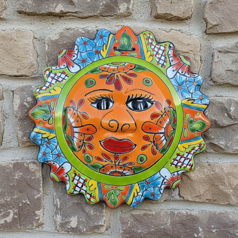 Talavera Wall Sol Ornament