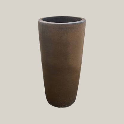 6119H75FS - Honey Yellow Tall Cylinder Planter  - FREE SHIPPING