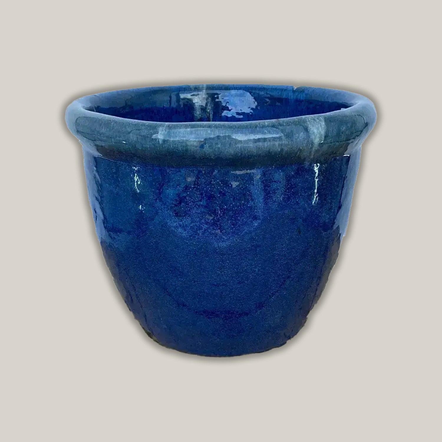ceramic plant pots price Denim/Blue Jean Low Cana Pot