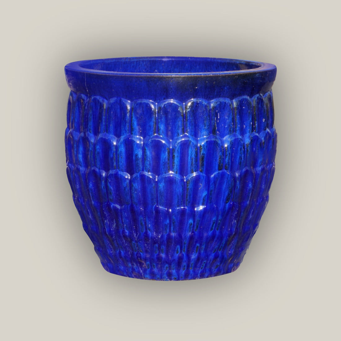 6051H47FS - Blue Dragon Scale Pot - FREE SHIPPING