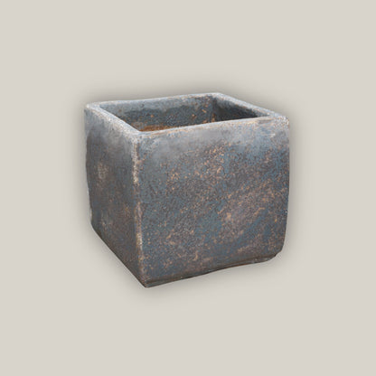 1-6030ADFS - Atlantis Double Fired Cube Pot - FREE SHIPPING