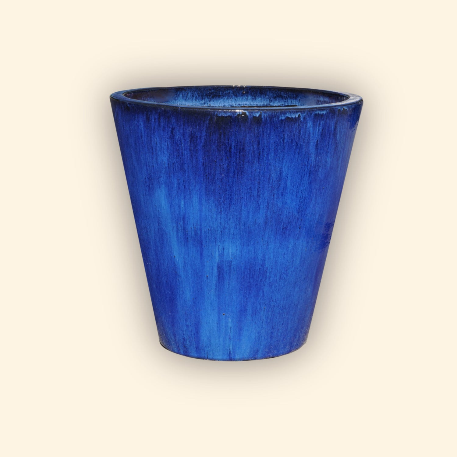 8963N8 - Blue Huge Ceramic Cone Planter