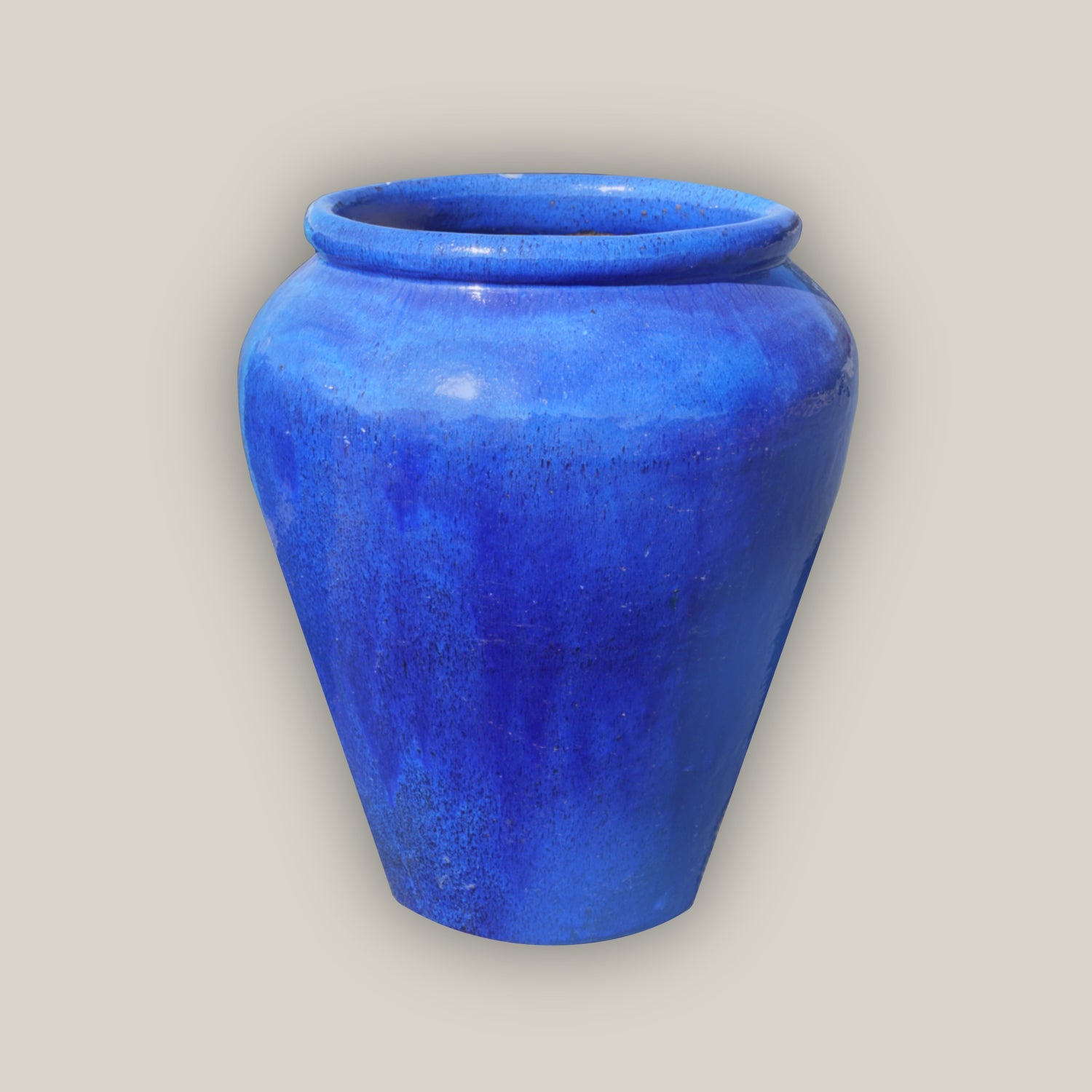 buy ceramic plant pots online Palace Extra Large Blue Cloud Ceramic Pot