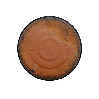 Round Shiny Black Ceramic Plant Saucer