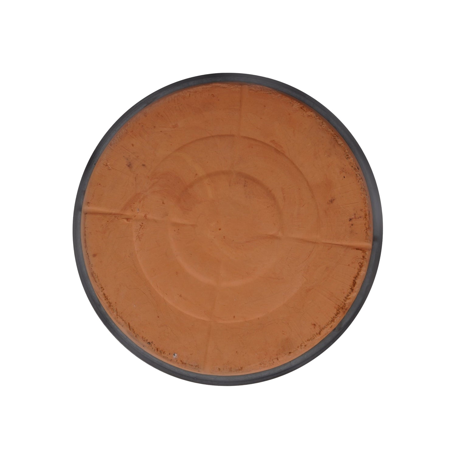 Round Matte Black Ceramic Plant Saucer