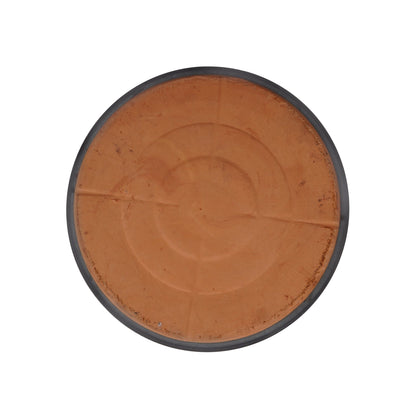 Round Matte Black Ceramic Plant Saucer