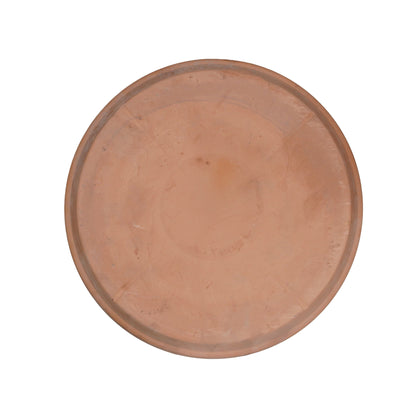 Round Unglazed Ceramic Plant Saucer
