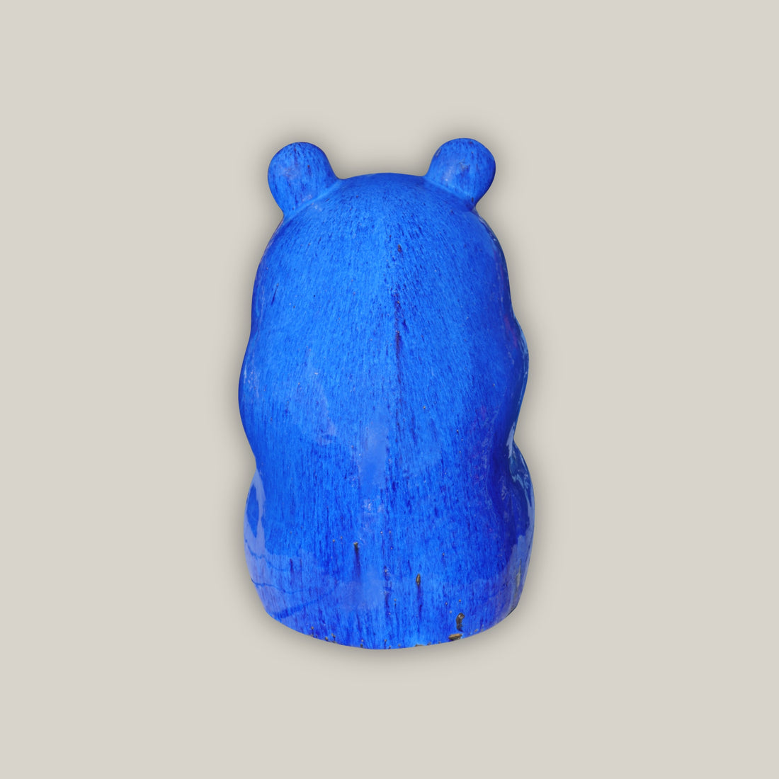 9790C1 - Cobalt Blue Ceramic Frog Ornament