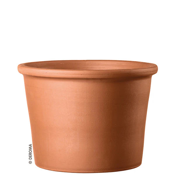 Terra cotta cylinder pot 15.5&quot;
