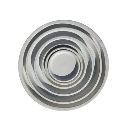 Round White Ceramic Plant Saucer Sizes