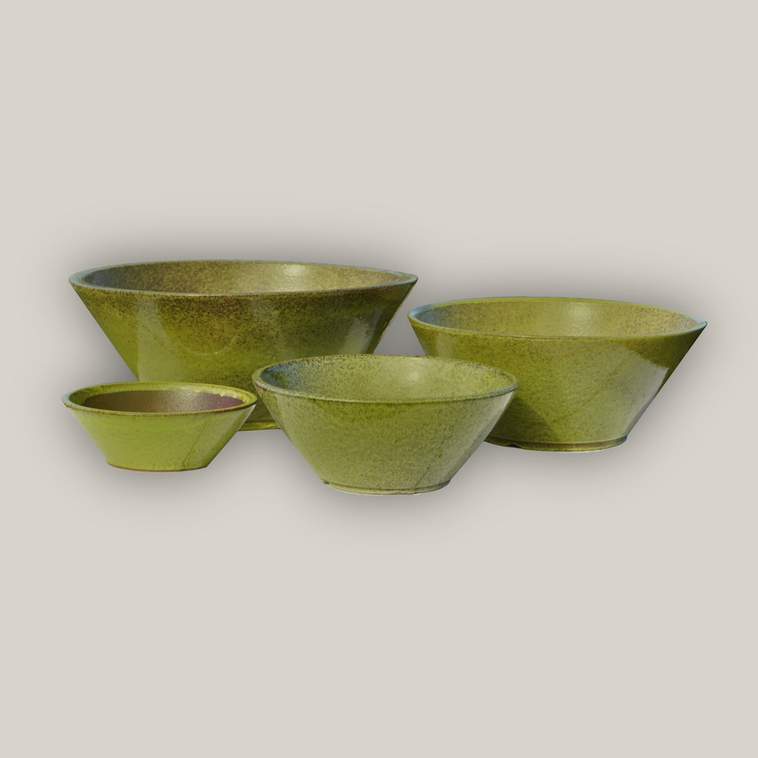 Jade Low Wide Planter-FREE SHIPPING