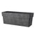 Gray Plastic Rectangular Deck Planter