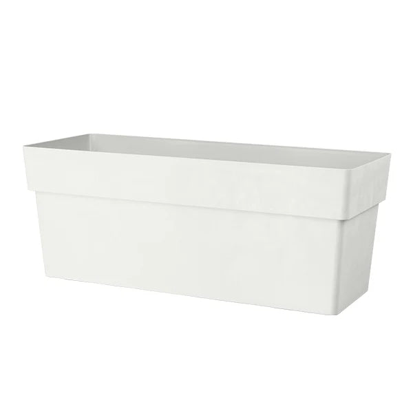 Plastic rectangular planter 39&quot; x 15&quot; white