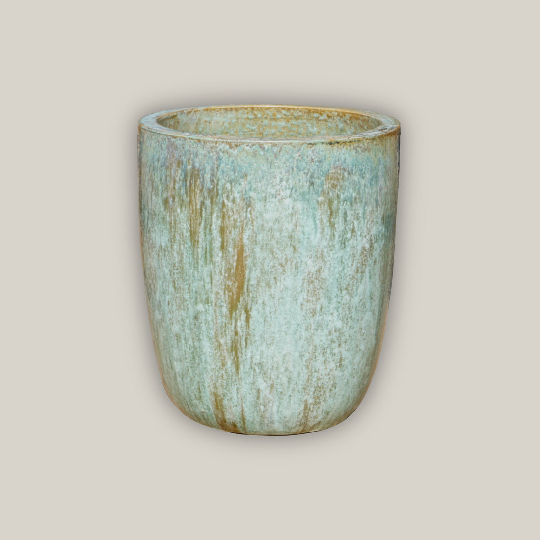 1-3044OGFS - Opal Green Tall Tapered U Planter - FREE SHIPPING