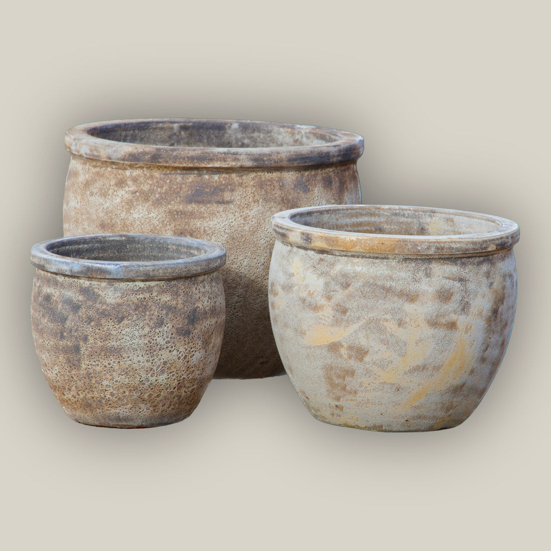6110H16 - Pacific Coral Round Rim Bullet Planter