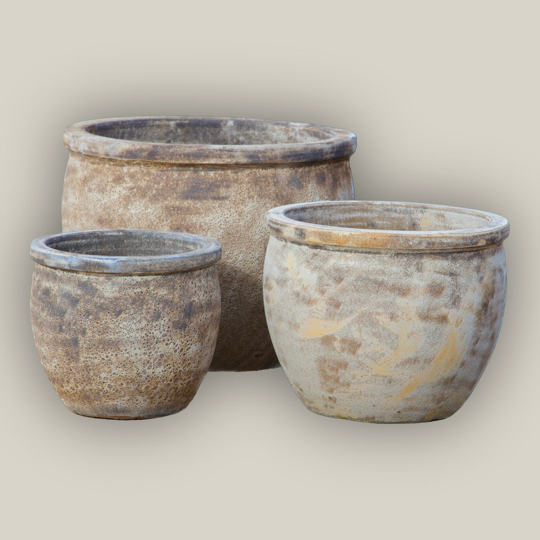 6110H16FS - Pacific Coral Round Rim Bullet Planter - FREE SHIPPING