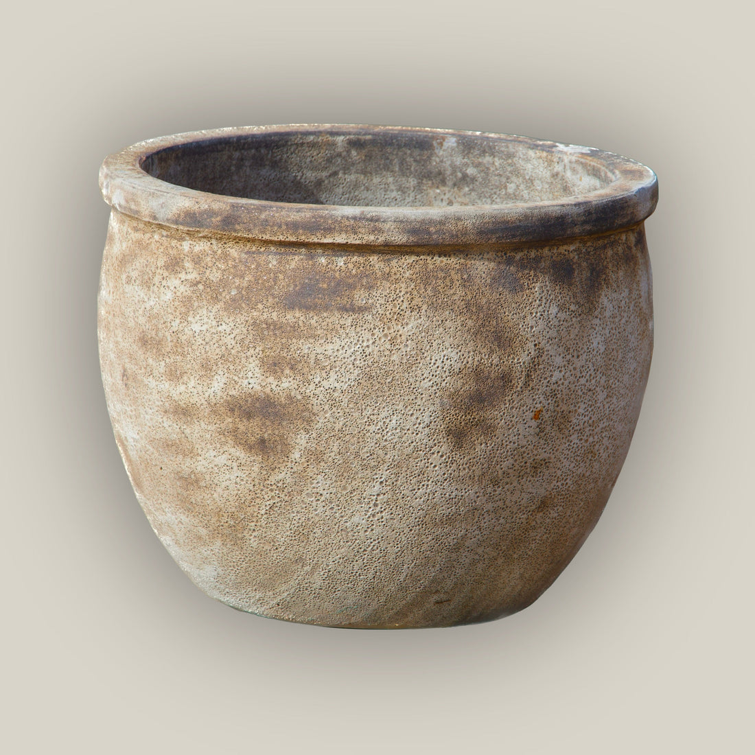6110H16FS - Pacific Coral Round Rim Bullet Planter - FREE SHIPPING
