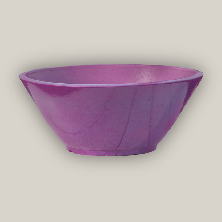 Purple Low Wide Planter