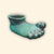 9536RC3 - Aqua Right Foot Ceramic Planter