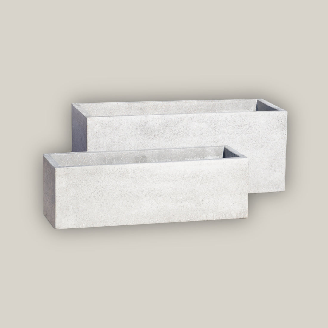 7170RS - River Stone Rectangular Trough Planter