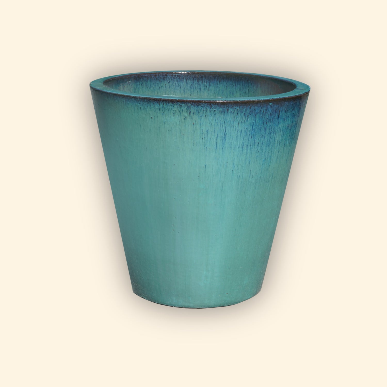 6024H1FS - Turquoise Cone Planter - FREE SHIPPING