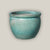 6110FS - Glazed Teal Round Rim Bullet Planter - FREE SHIPPING
