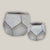 8400N12 - White Modern Geometric Pot