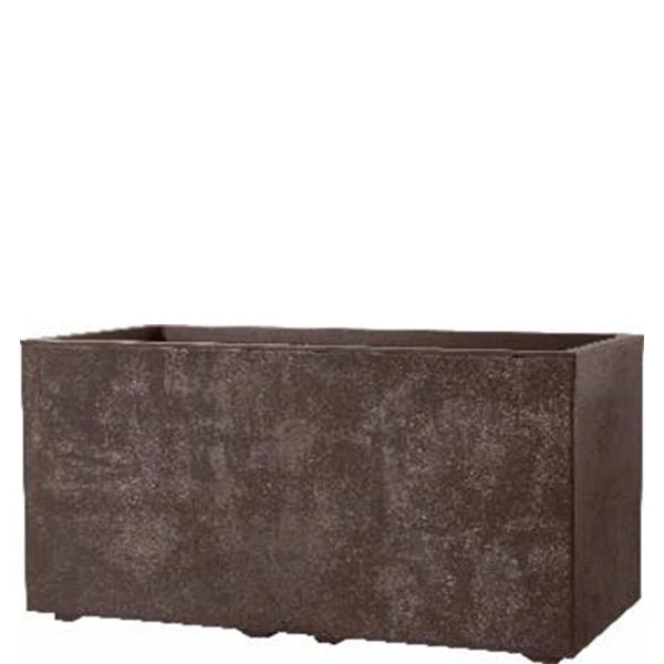 Plastic window box 31&quot; brownstone