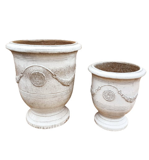 Medallion Ceramic Urn Pottery | Ten Thousand Pots