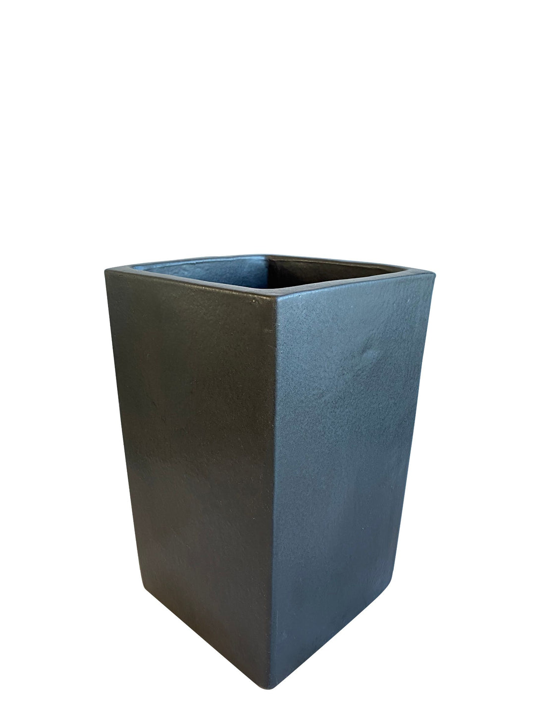 Matte Black Modern Square Ceramic Planter | Ten Thousand Pots