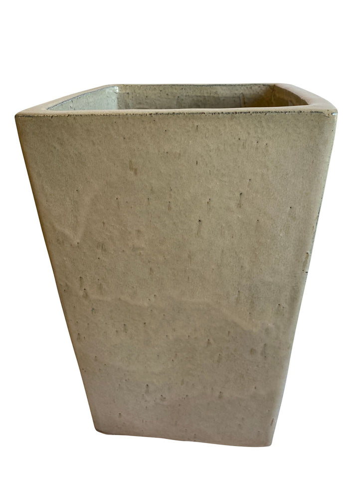 Cream Modern Square Ceramic Planter | Ten Thousand Pots