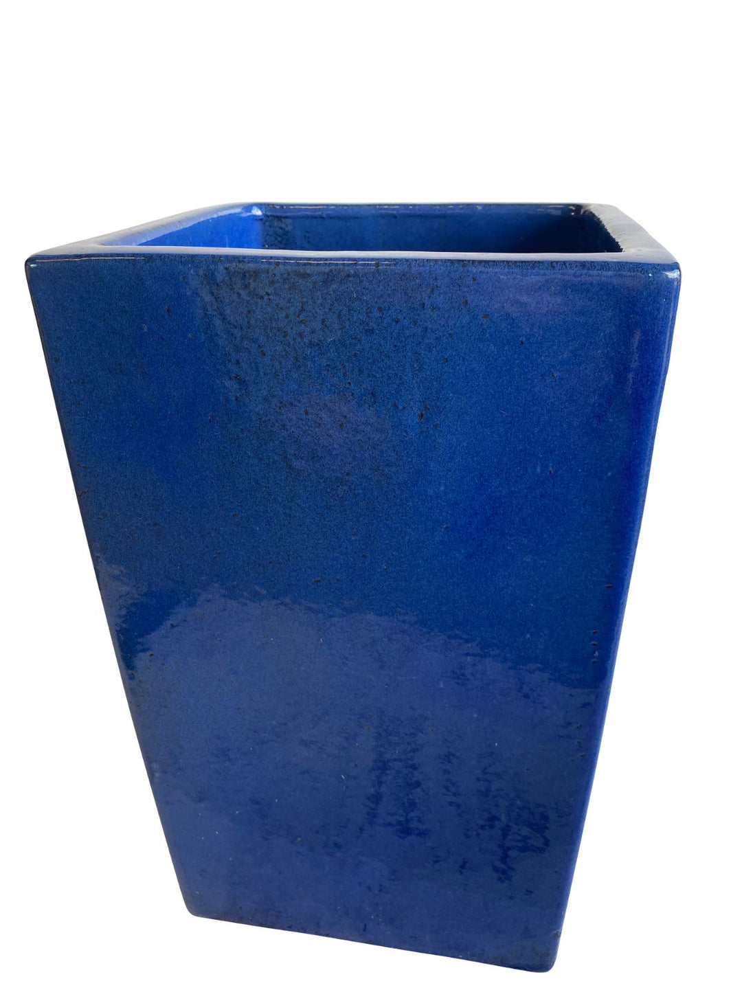 Dark Blue Modern Square Ceramic Planter | Ten Thousand Pots