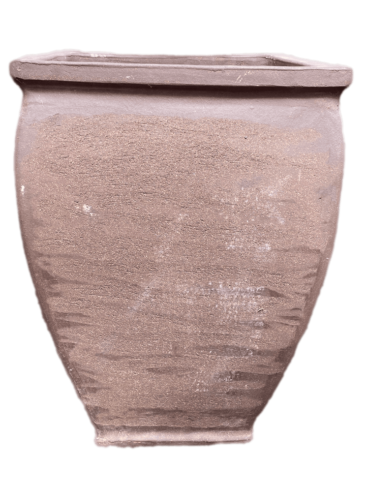 Rustic Clay Square Flower Pot | Ten Thousand Pots