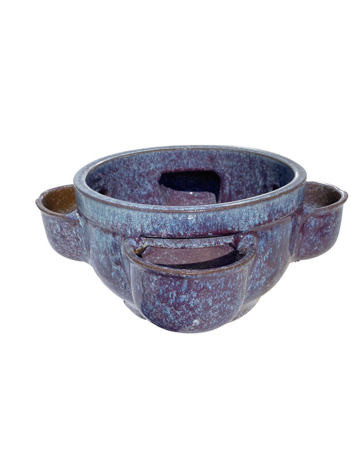 Falling Purple Strawberry Garden Ceramic Planter | Ten Thousand Pots