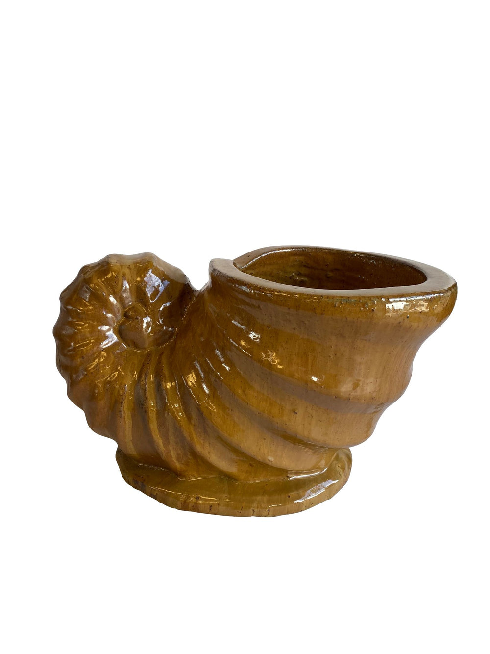 Honey Ceramic Seashell Jar Planter | Ten Thousand Pots