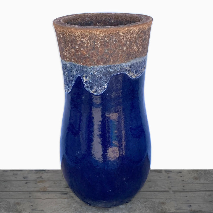 Ceramic Peanut Planter Blue | Ten Thousand Pots
