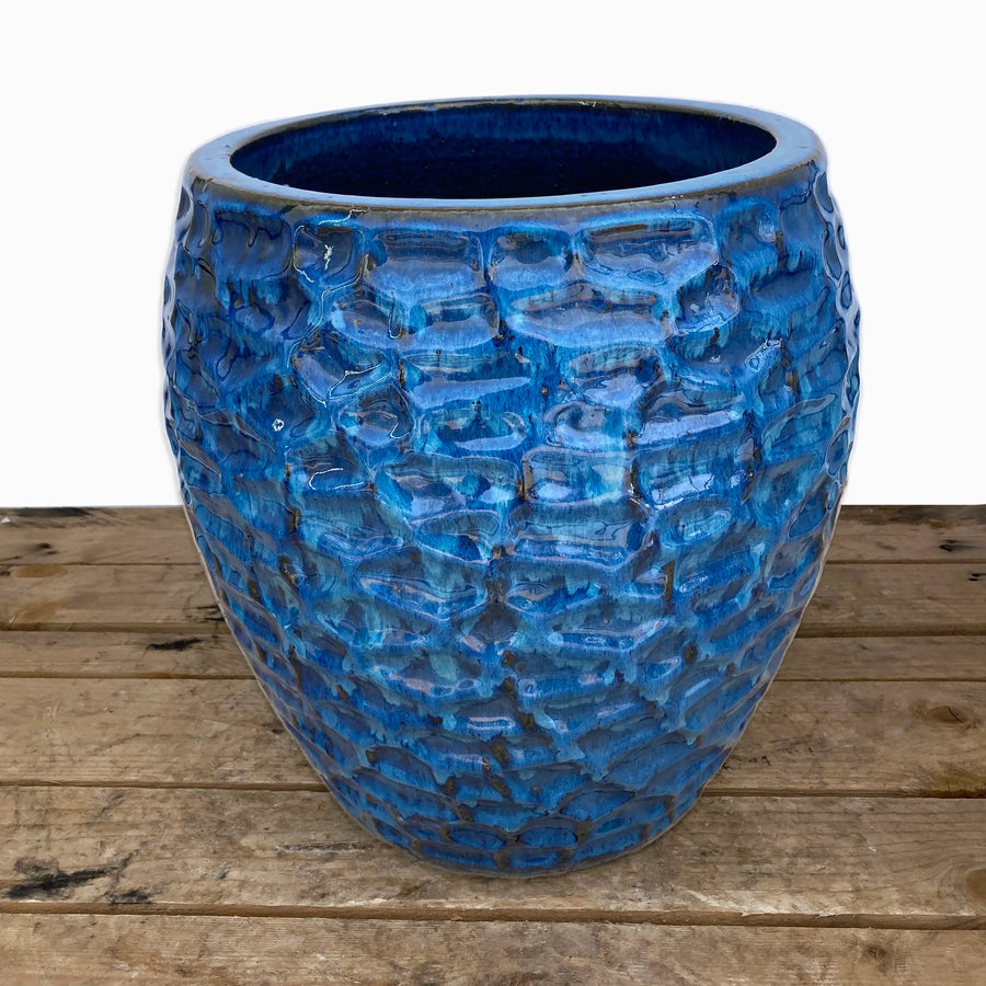 Honeycomb Planter Blue | Ten Thousand Pots