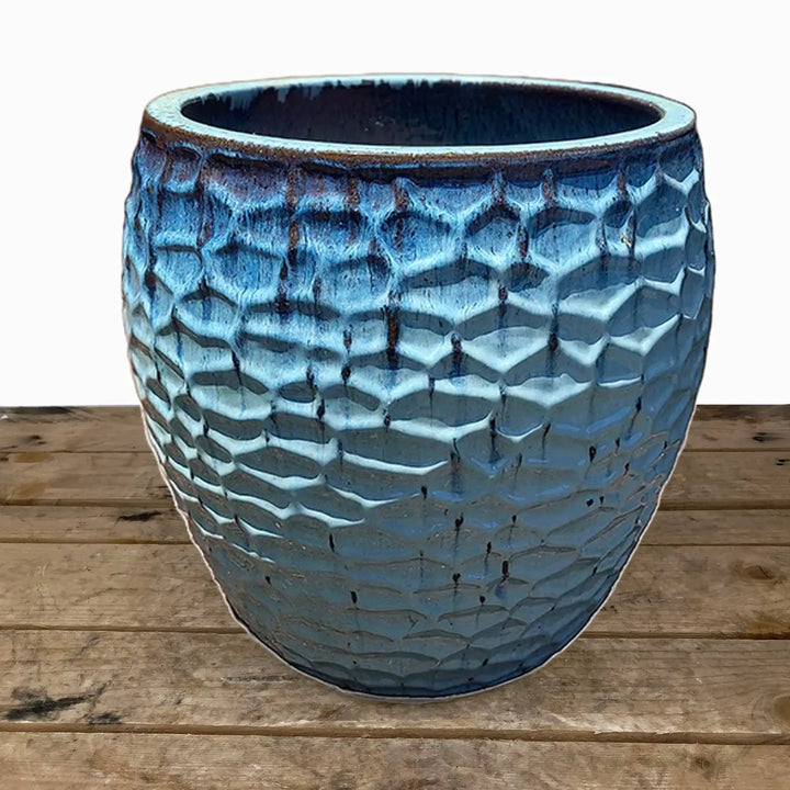 Honeycomb Planter Light Blue | Ten Thousand Pots
