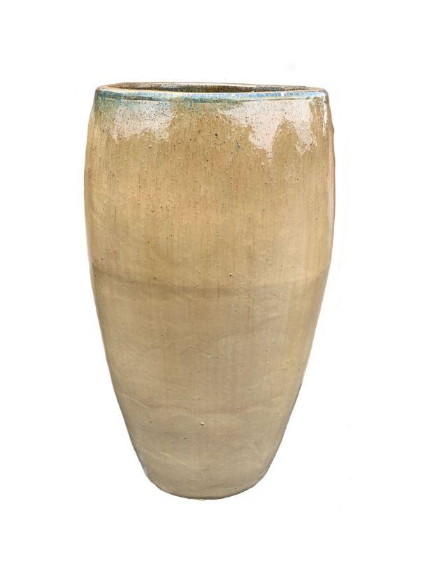 Image of a tan slender round pot.
