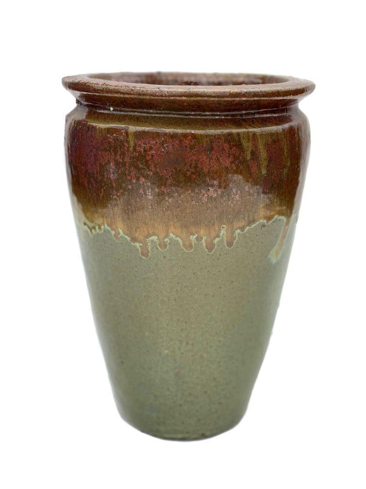 Copper Red Avacado Ceramic Pavia Planter | Ten Thousand Pots